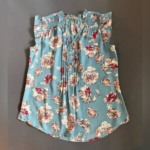 Daniel Rainn Blue Floral Top